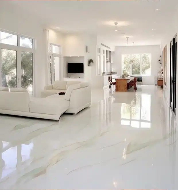 Residential epoxy floor